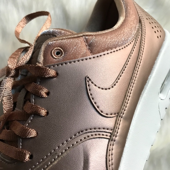 Nike Air Max Thea Metallic Bronze Sneakers - Picture 8 of 8